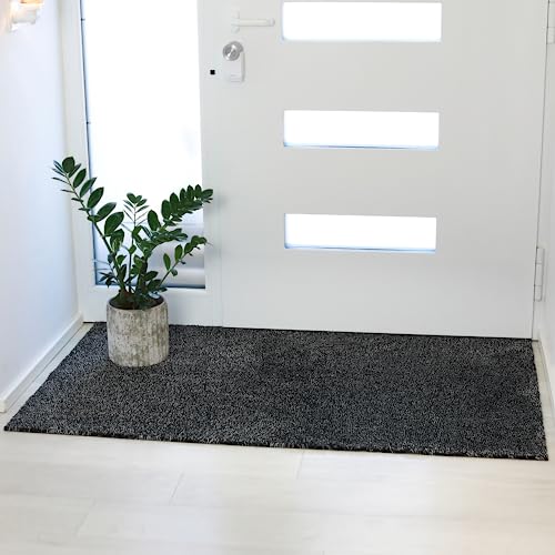 Profolio Fußmatte Innen - Waschbare und rutschfeste Eingangsmatte für Innenbereiche - 1cm Flache Fußmatte - Fußabtreter für den Eingang, Haustür & Flur - 130 x 40 cm - Größe Wählbar Profolio Fußmatte Innen - Waschbare und rutschfeste Eingangsmatte für Innenbereiche - 1cm Flache Fußmatte - Fußabtreter für den Eingang, Haustür & Flur - 130 x 40 cm - Größe Wählbar von Profolio