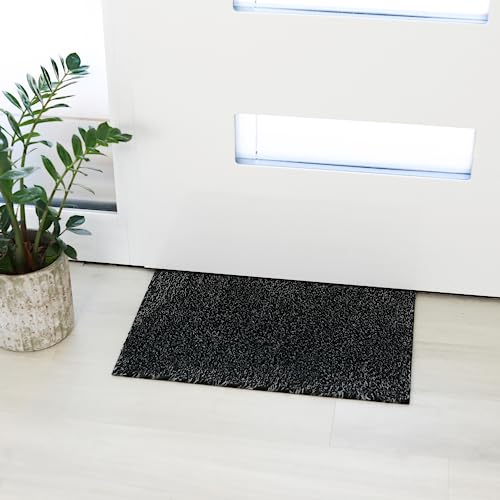 Profolio Fußmatte Innen - Waschbare und rutschfeste Eingangsmatte für Innenbereiche - 1cm Flache Fußmatte - Fußabtreter für den Eingang, Haustür & Flur - 40 x 50 cm - Größe Wählbar von Profolio
