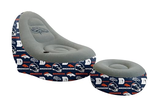 Proformance Home NFL Denver Broncos Aufblasbarer Stuhl und Ottomane mit tonalem Logo Proformance Home NFL Denver Broncos Aufblasbarer Stuhl und Ottomane mit tonalem Logo von Proformance Home