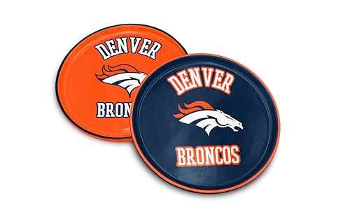 Proformance Home NFL Denver Broncos Home and Away Servierteller, rund, 2 Stück von Proformance Home