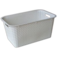 Cesta giulietta 59x38x29 cm blanca von Progarden