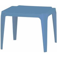 Kindertisch, 50x50 cm, hellblau Vollkunststoff, Monoblock, stapelbar von Progarden
