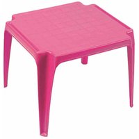 Kindertisch, 50x50 cm, pink Vollkunststoff, Monoblock, stapelbar von Progarden