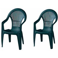 PROGARDEN Gartenmöbelset »Vega«, Kunststoff, 2-teilig - gruen von Progarden