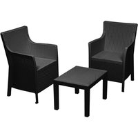 ProGarden Loungeset Magnolia anthrazit Kunststoff ProGarden Loungeset Magnolia anthrazit Kunststoff von Progarden