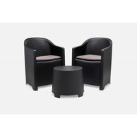 ProGarden Loungeset SET LUNA anthrazit Kunststoff ProGarden Loungeset SET LUNA anthrazit Kunststoff von Progarden