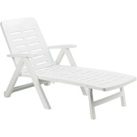 ProGarden Sonnenliege SMERALDO weiß Polypropylen H/L: ca. 96x72 cm ProGarden Sonnenliege SMERALDO weiß Polypropylen H/L: ca. 96x72 cm von Progarden