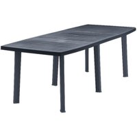 ProGarden Tisch Trio anthrazit Kunststoff B/H/L: ca. 90x72x216 cm von Trio Leuchten