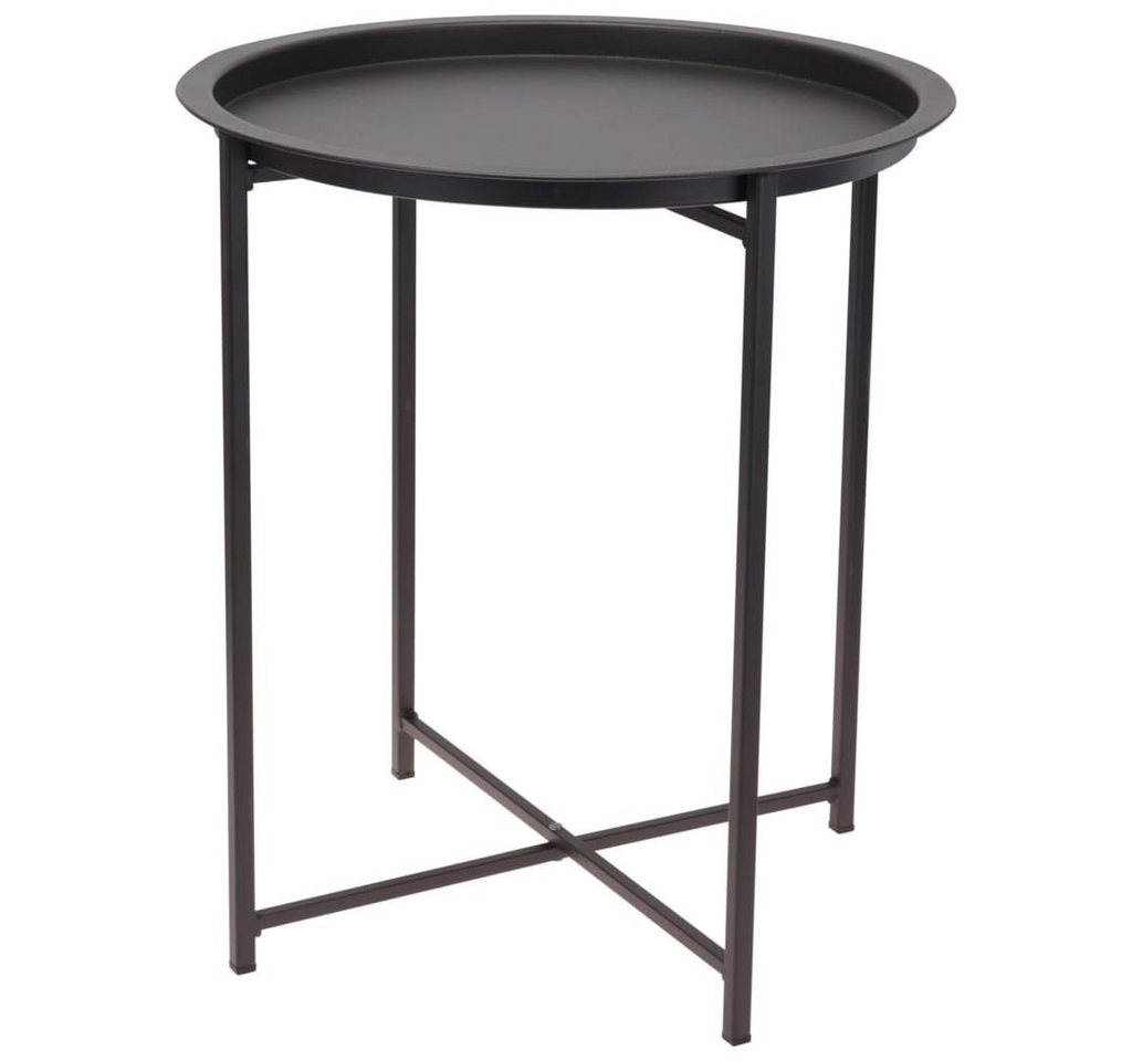 Progarden Beistelltisch Tisch Rund 46,2x52,5 cm Matt-Dunkelgrau (1-St) von Progarden