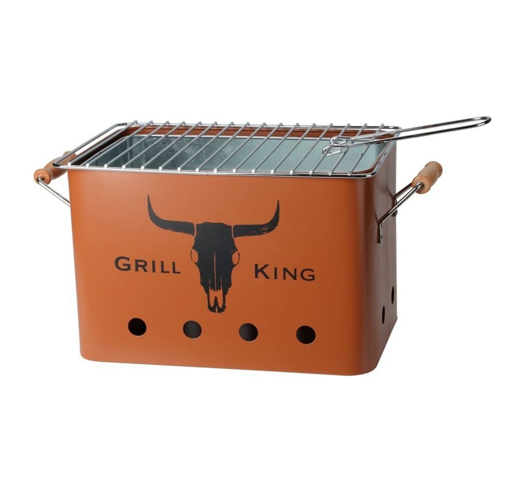 Progarden Grillkamin Grill Rechteckig Matt Orange von Progarden