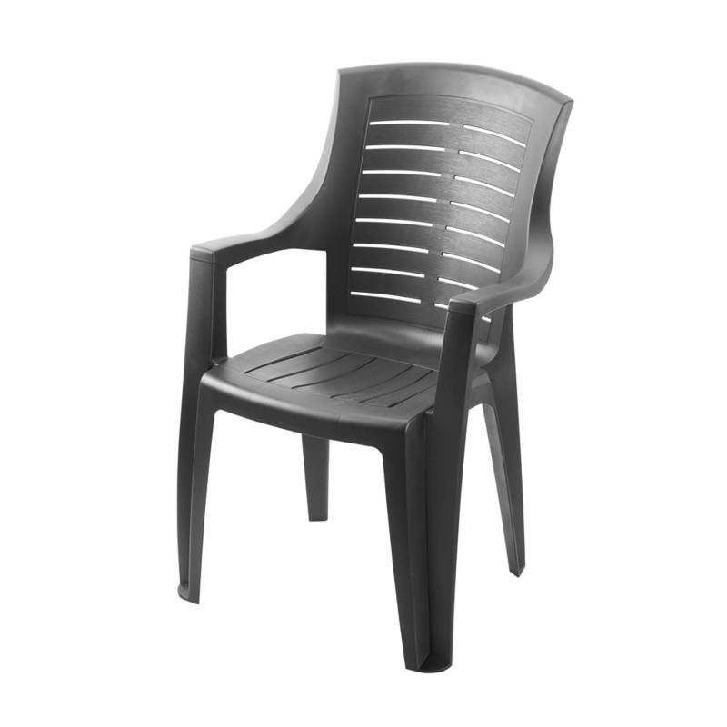 Progarden Stapelsessel Talia 55 cm x 60 cm x 91 cm Anthrazit von Progarden