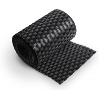 Polyrattan Sichtschutzstreifen, ca. 2,25m Länge - Schwarz von Progresja