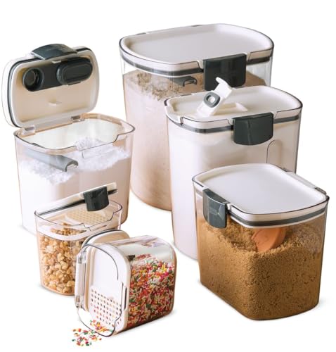 Progressive International Prepworks by Progressive ProKeeper Vorratsdosen-Set, transparent, 6-teilig von Progressive International