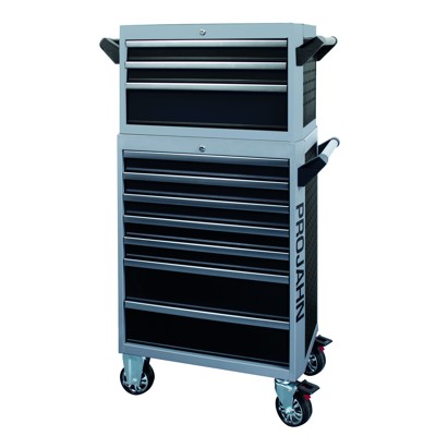 Bestückter Werkstattwagen GALAXY + Werkstattwagenaufsatz GALAXY + Dosenhalter + Papierrollenhalter + 379-tlg. Bestückung Schwarz/Silbergrau Bestückter Werkstattwagen GALAXY + Werkstattwagenaufsatz GALAXY + Dosenhalter + Papierrollenhalter + 379-tlg. Bestückung Schwarz/Silbergrau von Projahn