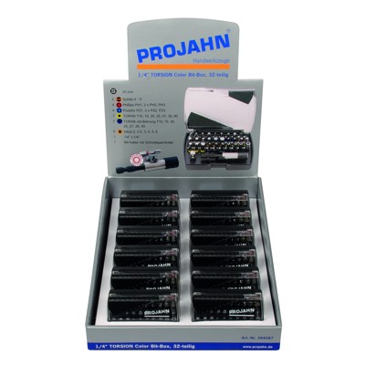 Display 12xBit Box 32-teilig 394087 von Projahn