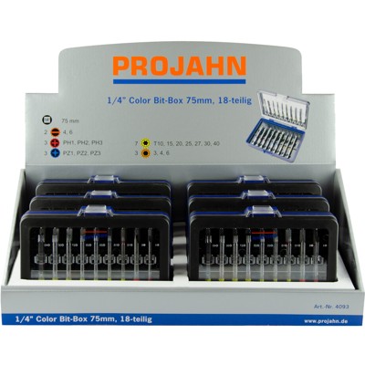 Display 6x Bit Box 18-teilig 4093 Display 6x Bit Box 18-teilig 4093 von Projahn