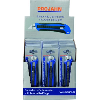 Display mit 24 x 3312 Sicherheits-Cuttermesser mit Trapezklinge Display mit 24 x 3312 Sicherheits-Cuttermesser mit Trapezklinge von Projahn