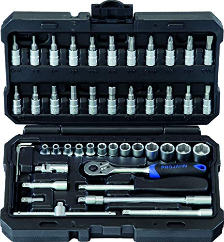 Projahn 1/4" Steckschlüssel Satz 46tlg proficraft, 48 Zahn Knarren - 8651 von Projahn