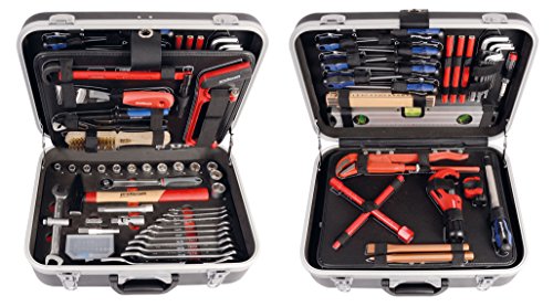 PROJAHN 8685 proficraft Werkzeugkoffer SANITÄR metrisch 6-kant 12,5/1/2", 95-tlg von Projahn