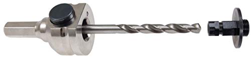 Projahn Adapter Schnellwechsel 6-kant SW 8,5 mit 2 Verbindungsstücken und HSS 105 mm Zentrierbohrer für Bi-Metall Lochsäge 68301 von Projahn