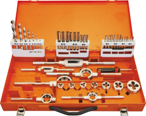 Projahn Gewinde Schneidzeug Satz HSS-G 44 teilig M3-M12 91004 von Projahn