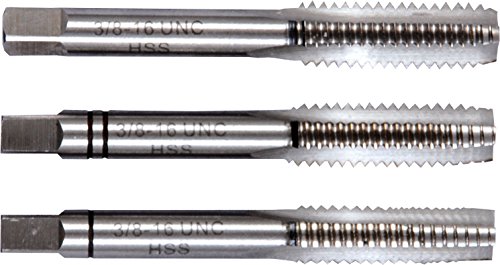 Projahn Handgewindebohrersatz 3 teilig HSS-G DIN 352 UNC 5/16 Zoll 93802 von Projahn
