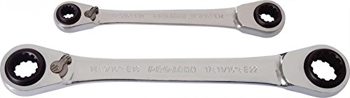 Projahn Multi-Ratschenschlüssel GearTech 63-in-2 2tlg, 8-10 + 11-13 und 14-16 + 17-19, 3466 von Projahn