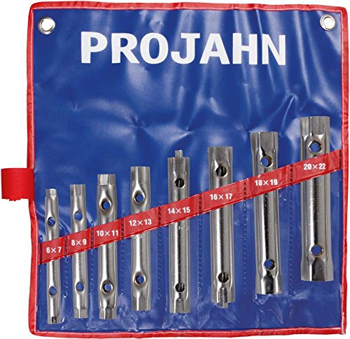 Projahn Rohrsteckschlüssel- Satz 10 teilig 6 x 7-20 x 22 mm 9988 von Projahn