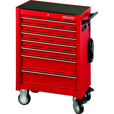 Werkstattwagen UNIVERSE mit 7 Schubfächern und 171-teilige Bestückung Rot von Projahn