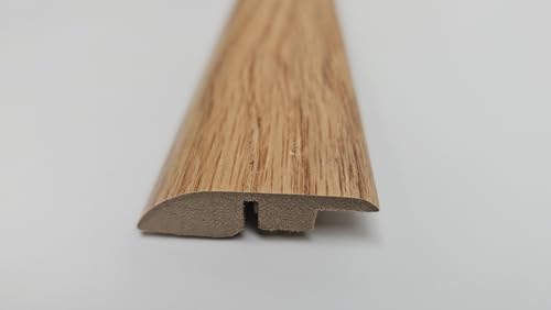 Project DIY® MDF-Rampenprofil, Schwellenleiste, 1 m Länge, 44 mm breit, 6–12 mm höhenverstellbar, für Laminat- und Holzböden, Übergangsstreifen, einfach zu installieren (Eiche geölt) von Project DIY