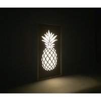 Ananas Lampe - Deko Leuchtschild Lightbox, Lightox von Project121