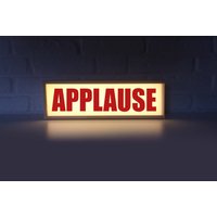Applause Lichtkasten - Licht Box Sende Zeichen Lichtschild Aufnahme Lightbox On Air Leuchtschild Applaus von Project121