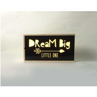 Dream Big Little One Light Box Kinderzimmer Dekor Lampe von Project121