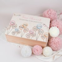 Abschiedsgeschenk Erzieherin, Personalisierte Holzkiste, Dankeschön Kindergarten, Geschenk Personalisiert Lehrerin, Erinnerungskiste von ProjectBowShop