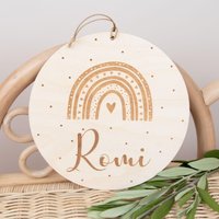 Namensschild Personalisiert Regenbogen, Türschild Kinderzimmer , Holzschild Mit Namen Kinderzimmerdeko Babynamenschild, Geburt Geschenk Namensschild Personalisiert Regenbogen, Türschild Kinderzimmer , Holzschild Mit Namen Kinderzimmerdeko Babynamenschild, Geburt Geschenk von ProjectBowShop