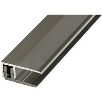 Proline - Abschlussprofil provario Uni, 7-18 mm, Aluminium, 100 cm, eloxiert Edelstahl Proline - Abschlussprofil provario Uni, 7-18 mm, Aluminium, 100 cm, eloxiert Edelstahl von Proline