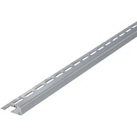 Fliesenschiene als Quadratprofil, Edelstahl (V2A) gebürstet, Länge 2,50 m 8 mm Fliesenprofil von Proline
