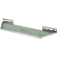 Proshelf t mit prodecor q Edelstahl V2A, 8mm, glänzend, 525x140 mm von Proline