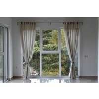 Leinen Vorhänge Panel Mit Ösen, Drapieren Vorhang Ringeln, 100% Leinen Vorhang. Fensterdeko Aus Steingewaschenem von Prolinen