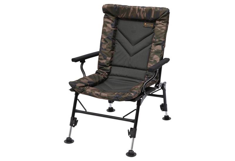 Prologic Angelstuhl Prologic Avenger Comfort Camo Chair mit Armlehnen & Covers bis 140kg von Prologic