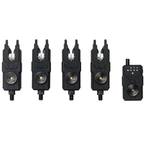 Prologic Custom SMX MKII Bite Alarm Set 4+1 RYGB - Bissanzeiger Set von Prologic