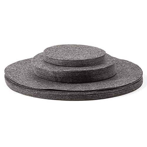 Filz Topfschoner Pfannenschutz Stapelschutz Filz Topfschutz 48 Stück Filzplattenabscheider Runde Multi-Size Pfannenschutz Für Geschirr Küche Pfannen, Töpfe Und Schüsseln von Prom-note