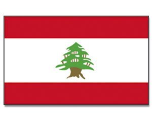 Flagge Libanon - 90 x 150 cm von Prom