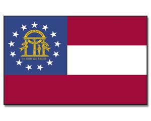 Flagge USA Georgia - 90 x 150 cm [Misc.] von Prom