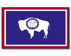 Flagge USA Wyoming - 90 x 150 cm [Misc.] von Prom