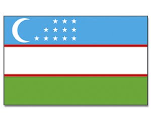 Flagge Usbekistan - 90 x 150 cm von Prom