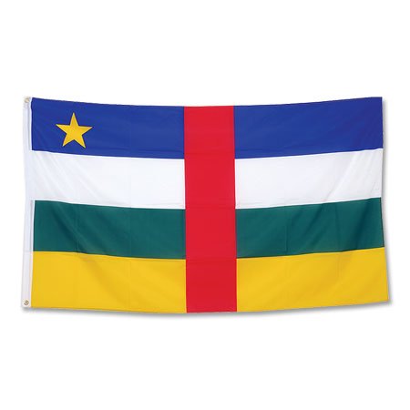 Flagge Zentralafrikanische Republik - 90 x 150 cm von Prom