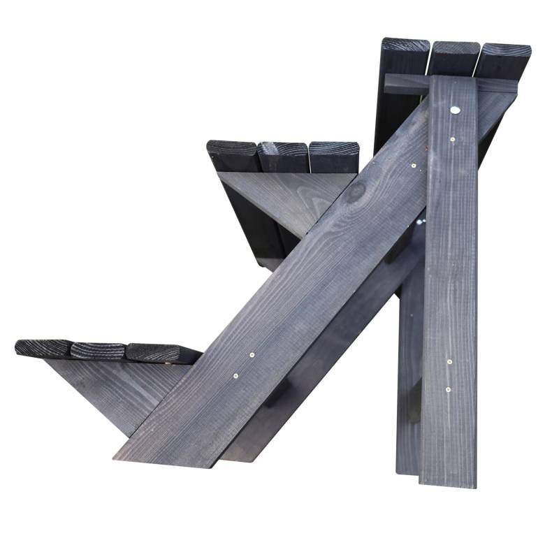 Blumentreppe klein Anthrazit von Promadino