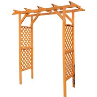 PROMADINO Pergola »Bamberg«, Breite: 200 cm - braun von Promadino