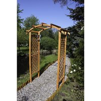 PROMADINO Pergola »Diana«, Breite: 132 cm - braun von Promadino